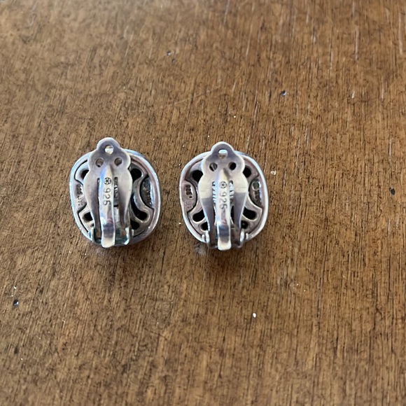 David Yurman Jewelry David Yurman Clipon Earrings With Turquoise Stone Poshmark